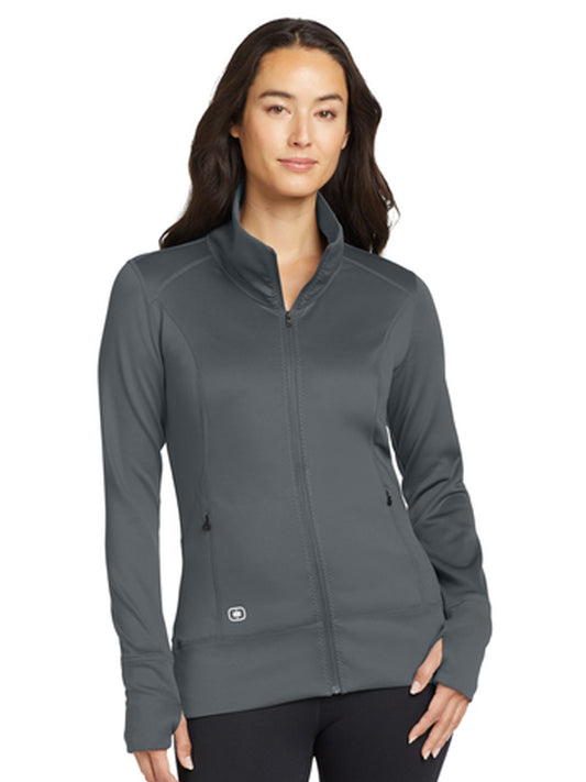 Women's 2-Pocket Full-Zip Fulcrum Jacket - LOE700 - Gear Grey
