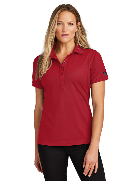 Women's Jewel Polo - LOG101 - Signal Red