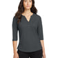 Women's Jewel Henley - LOG104 - Diesel Grey