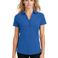 Women's Knit Polo - LOG126 - Electric Blue