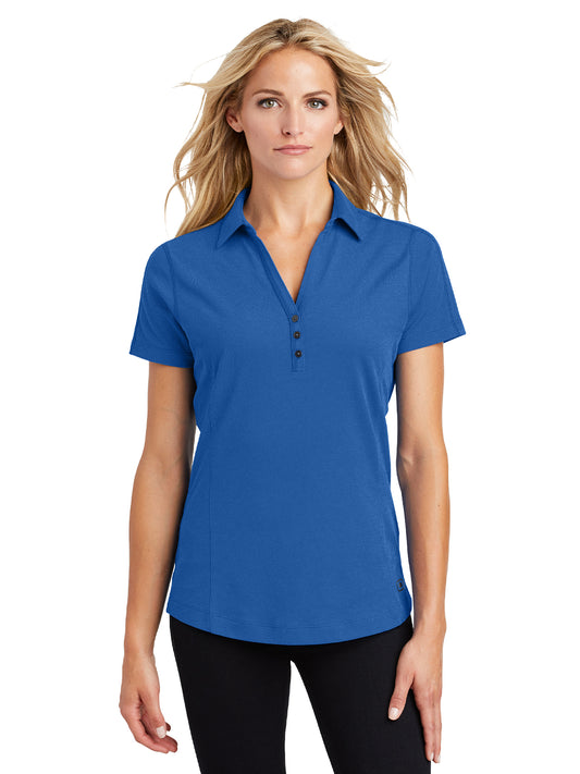 Women's Knit Polo - LOG126 - Electric Blue
