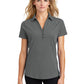 Women's Knit Polo - LOG126 - Petrol Grey