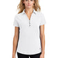 Women's Knit Polo - LOG126 - White