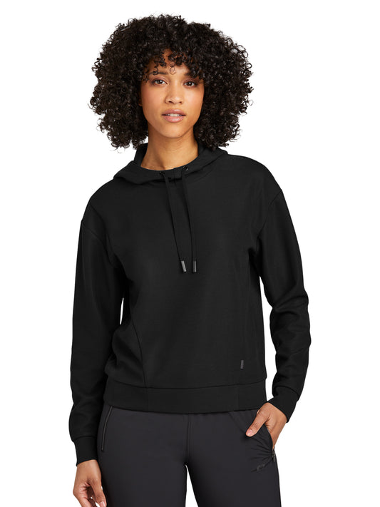 Women's Pocketless Revive Hoodie - LOG162 - Blacktop