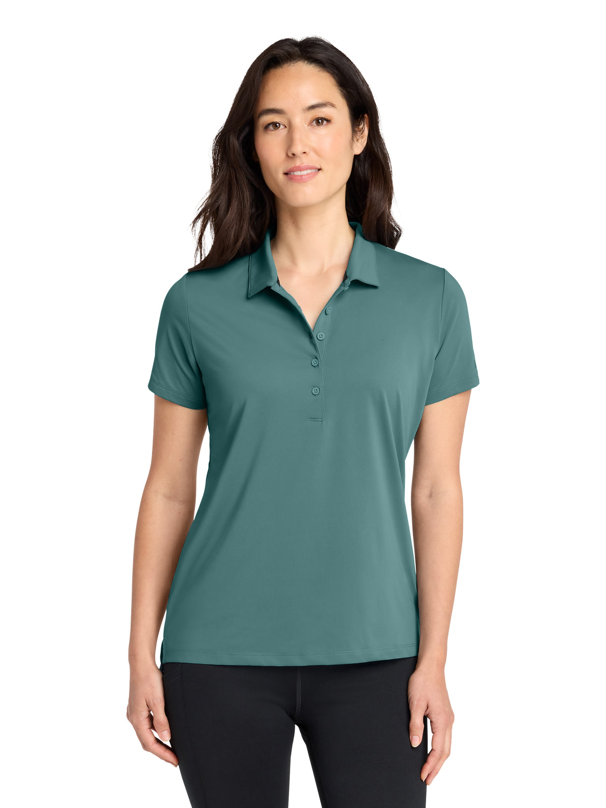 Women's Pocketless Regain Polo - LOG170 - Arctic Mist