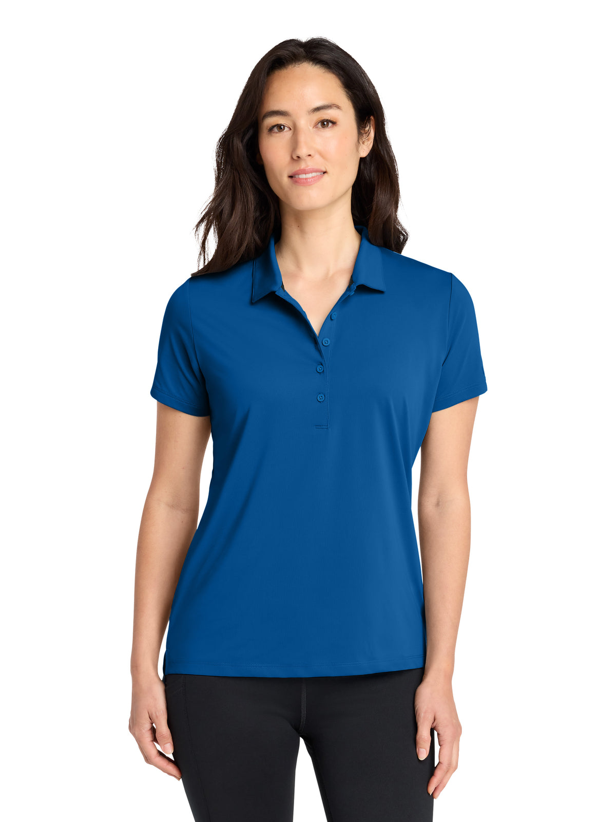 Women's Pocketless Regain Polo - LOG170 - Cobalt Blue