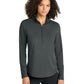 Women's Pocketless Regain 1/2-Zip Sweatshirt - LOG172 - Tarmac Grey