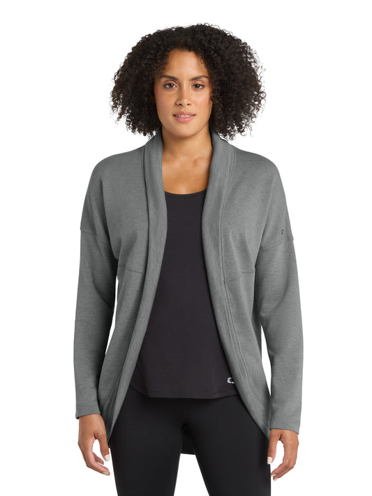 Women's Luuma Cocoon Stretch Fleece Sweatshirt - LOG811 - Petrol Grey Heather
