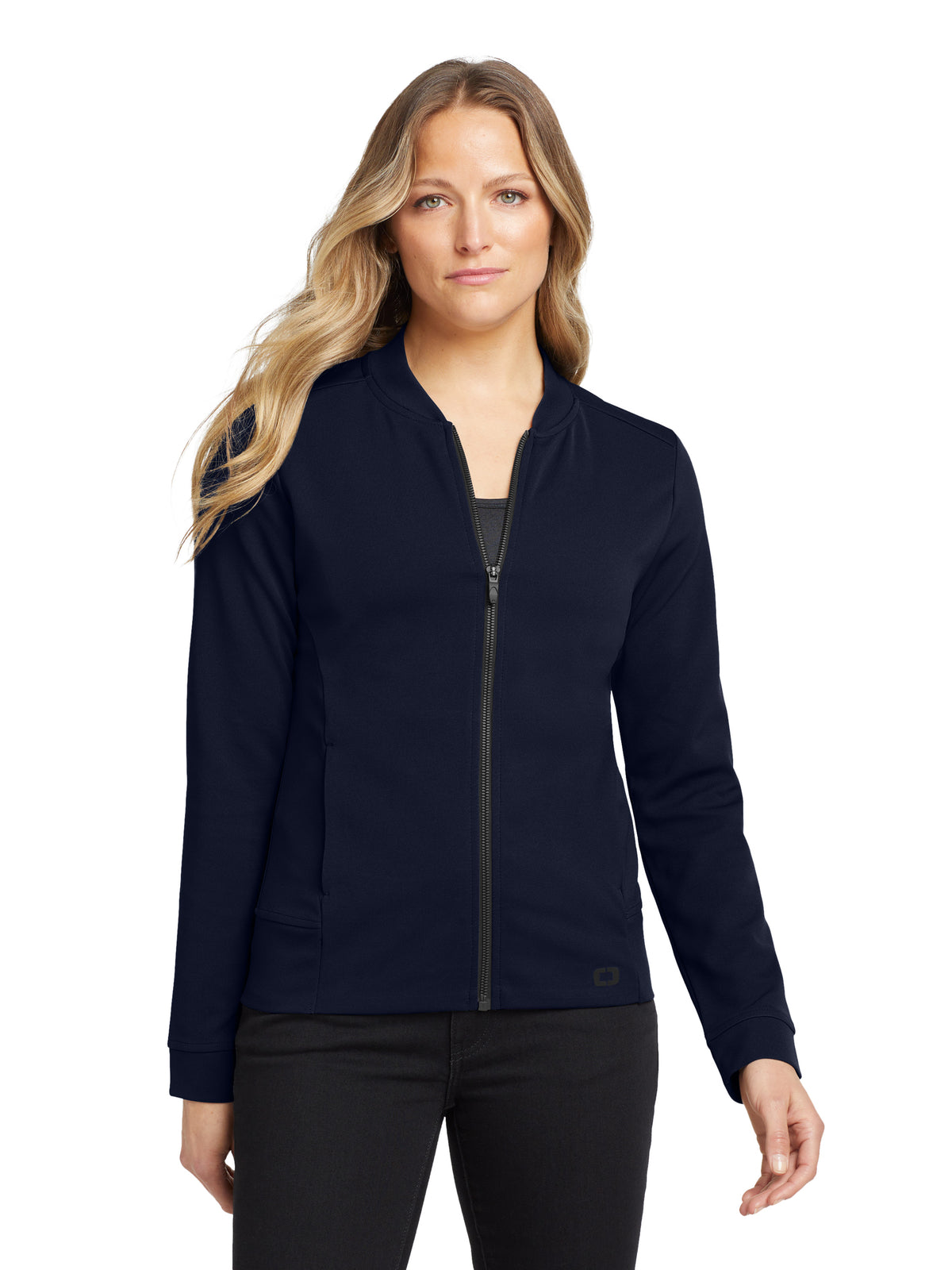 Women's Hinge Full-Zip Jacket - LOG820 - River Blue Navy