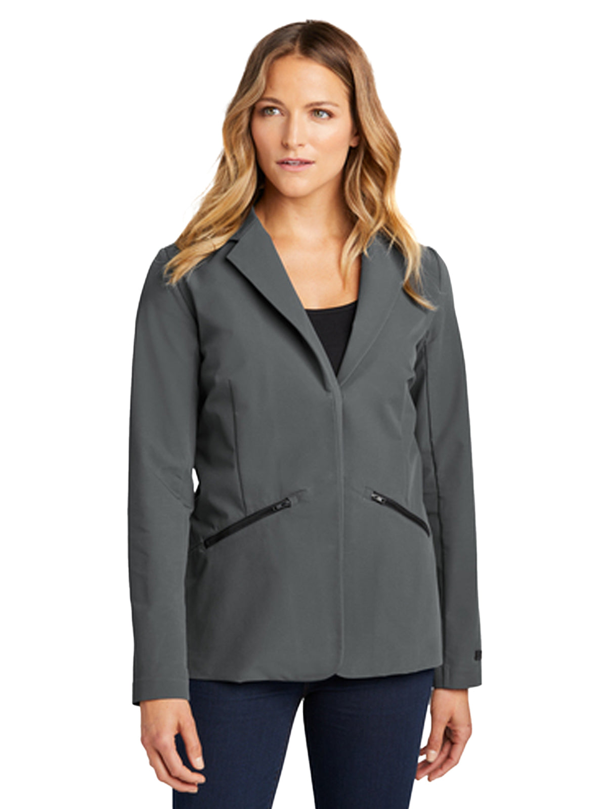 Women's 3-Pocket Fusion Blazer - LOG824 - Tarmac Grey