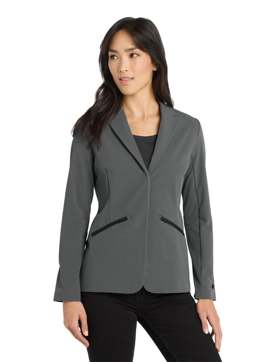 Women's 3-Pocket Fusion Blazer - LOG824 - Tarmac Grey