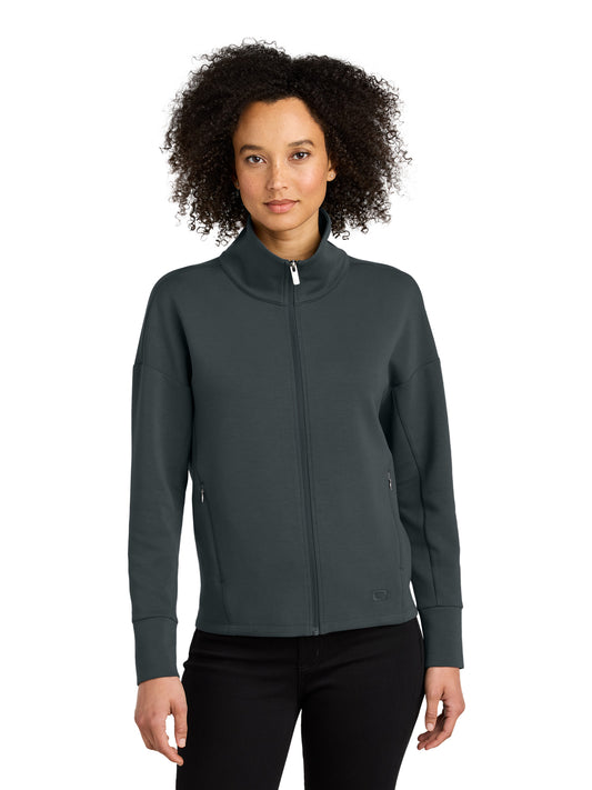 Women's 2-Pocket Full-Zip Jacket - LOG860 - Tarmac Grey