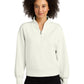 Women's Pocketless 1/4-Zip Sweatshirt - LOG861 - Opal White