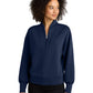 Women's Pocketless 1/4-Zip Sweatshirt - LOG861 - River Blue Navy