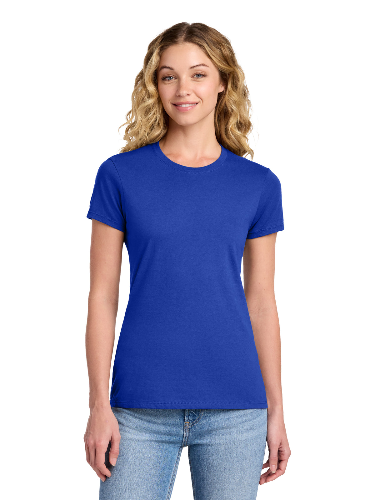 Women's Fan Favorite Pocketless Short Sleeve T-Shirt - LPC450 - True Royal