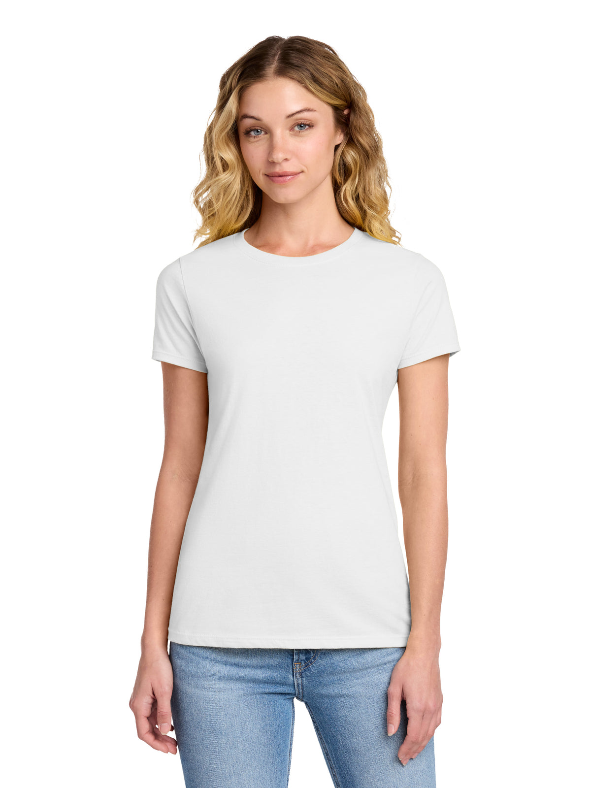 Women's Fan Favorite Pocketless Short Sleeve T-Shirt - LPC450 - White
