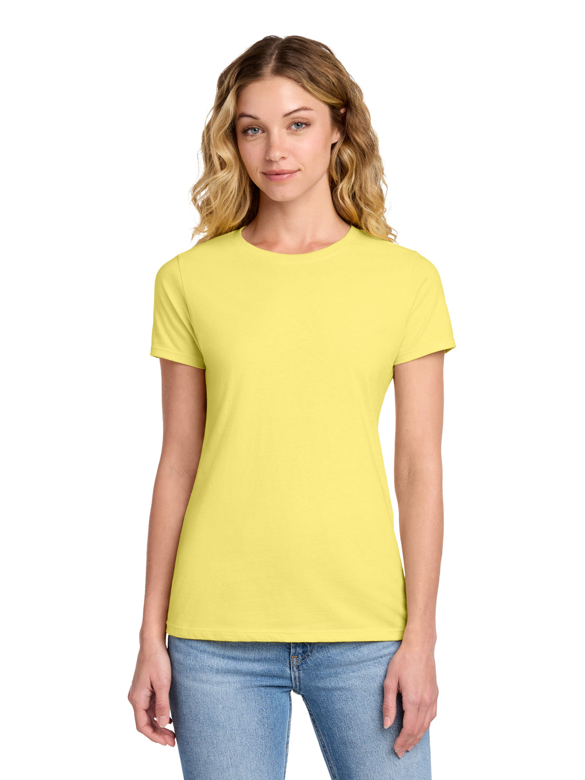 Women's Fan Favorite Pocketless Short Sleeve T-Shirt - LPC450 - Yellow