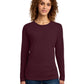 Women's Long Sleeve Cotton Tee - LPC54LS - Athletic Maroon