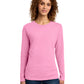 Women's Long Sleeve Cotton Tee - LPC54LS - Candy Pink