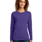 Women's Long Sleeve Cotton Tee - LPC54LS - Purple