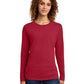 Women's Long Sleeve Cotton Tee - LPC54LS - Red