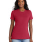 Women's Pocketless Core Blend Tee - LPC55 - Red