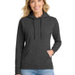 Women's 1-Pocket Pullover Hooded Sweatshirt - LPC78H - Dark Heather Grey