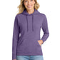 Women's 1-Pocket Pullover Hooded Sweatshirt - LPC78H - Heather Purple