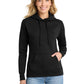 Women's 1-Pocket Pullover Hooded Sweatshirt - LPC78H - Jet Black