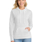 Women's 1-Pocket Pullover Hooded Sweatshirt - LPC78H - White