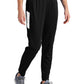 Women's 2-Pocket Moisture Wicking Travel Pant - LPST800 - Black/ White