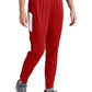 Women's 2-Pocket Moisture Wicking Travel Pant - LPST800 - Deep Red/ White