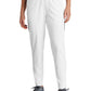 Women's 2-Pocket Moisture Wicking Travel Pant - LPST800 - White/ Iron Grey