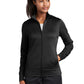Women's Sport-Wick Fleece Full-Zip Jacket - LST241 - Black