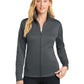 Women's Sport-Wick Fleece Full-Zip Jacket - LST241 - Dark Smoke Grey