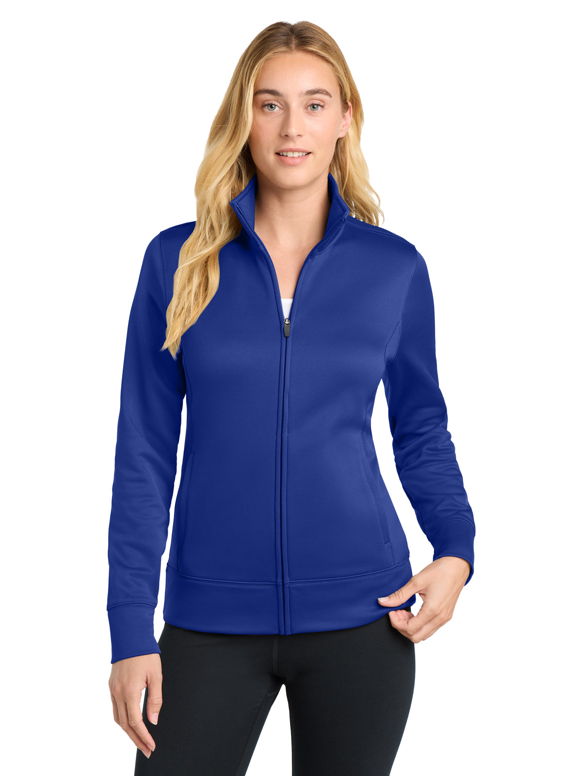 Women's Sport-Wick Fleece Full-Zip Jacket - LST241 - True Royal