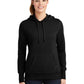 Women's 1-Pocket Hooded Sweatshirt - LST254 - Black