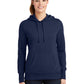 Women's 1-Pocket Hooded Sweatshirt - LST254 - True Navy