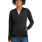 Women's 2-Pocket Lightweight Bomber Jacket - LST274 - Heather Black