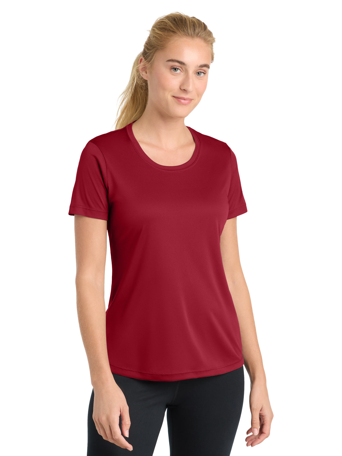 Women's PosiCharge Competitor T-Shirt - LST350 - Deep Red