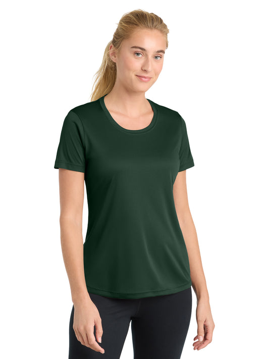 Women's PosiCharge Competitor T-Shirt - LST350 - Forest Green