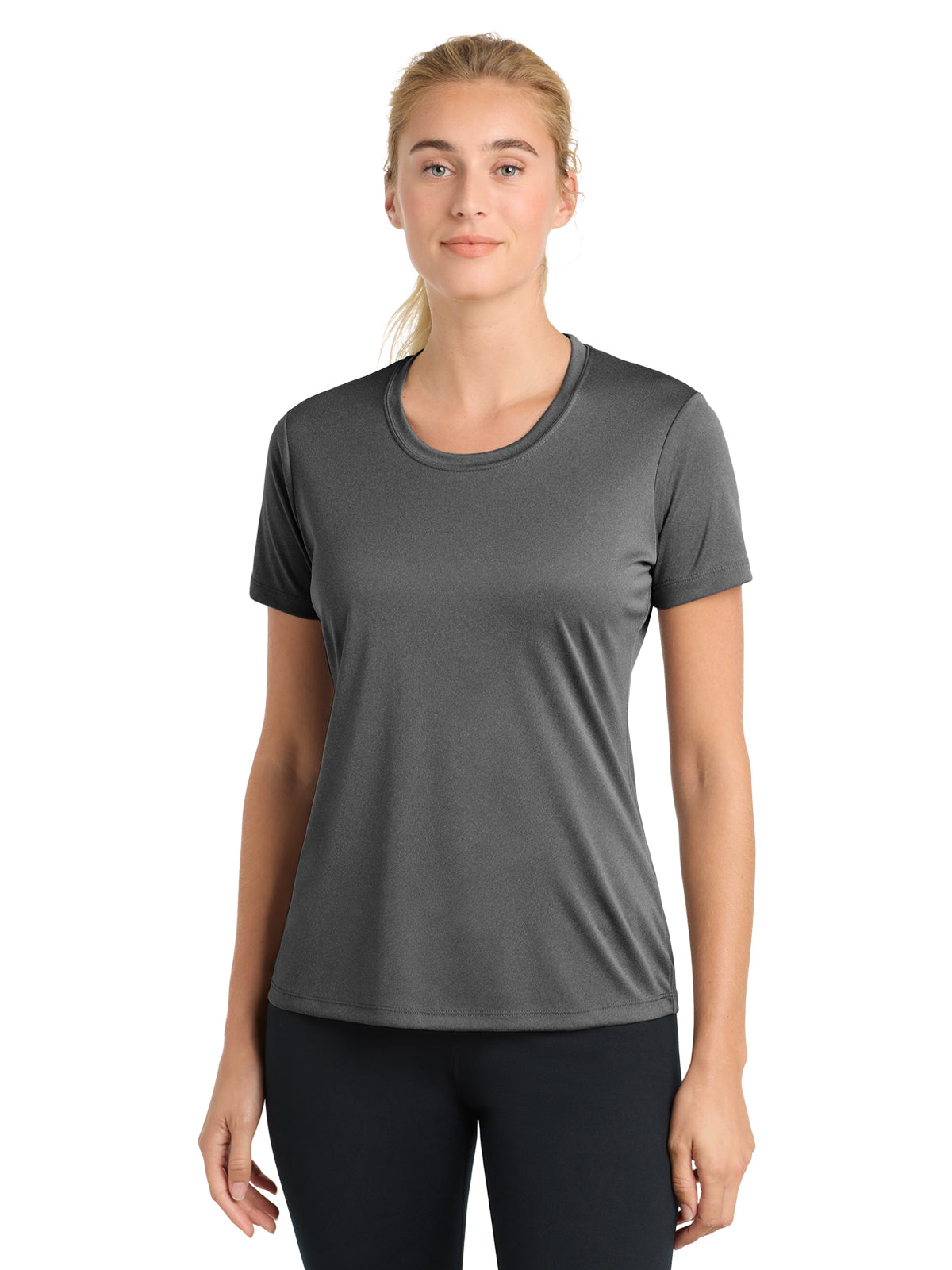 Women's PosiCharge Competitor T-Shirt - LST350 - Iron Grey Heather