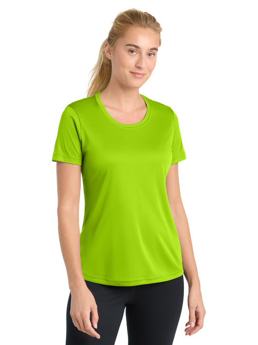 Women's PosiCharge Competitor T-Shirt - LST350 - Lime Shock