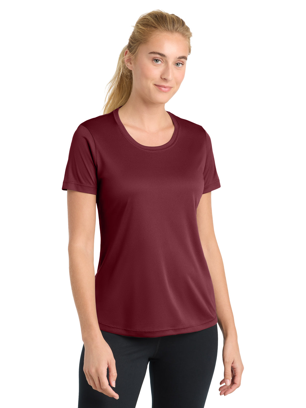 Women's PosiCharge Competitor T-Shirt - LST350 - Maroon