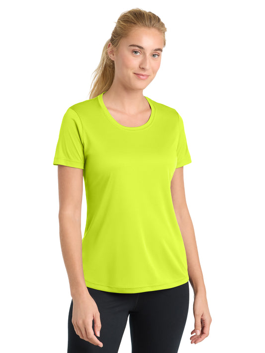 Women's PosiCharge Competitor T-Shirt - LST350 - Neon Yellow