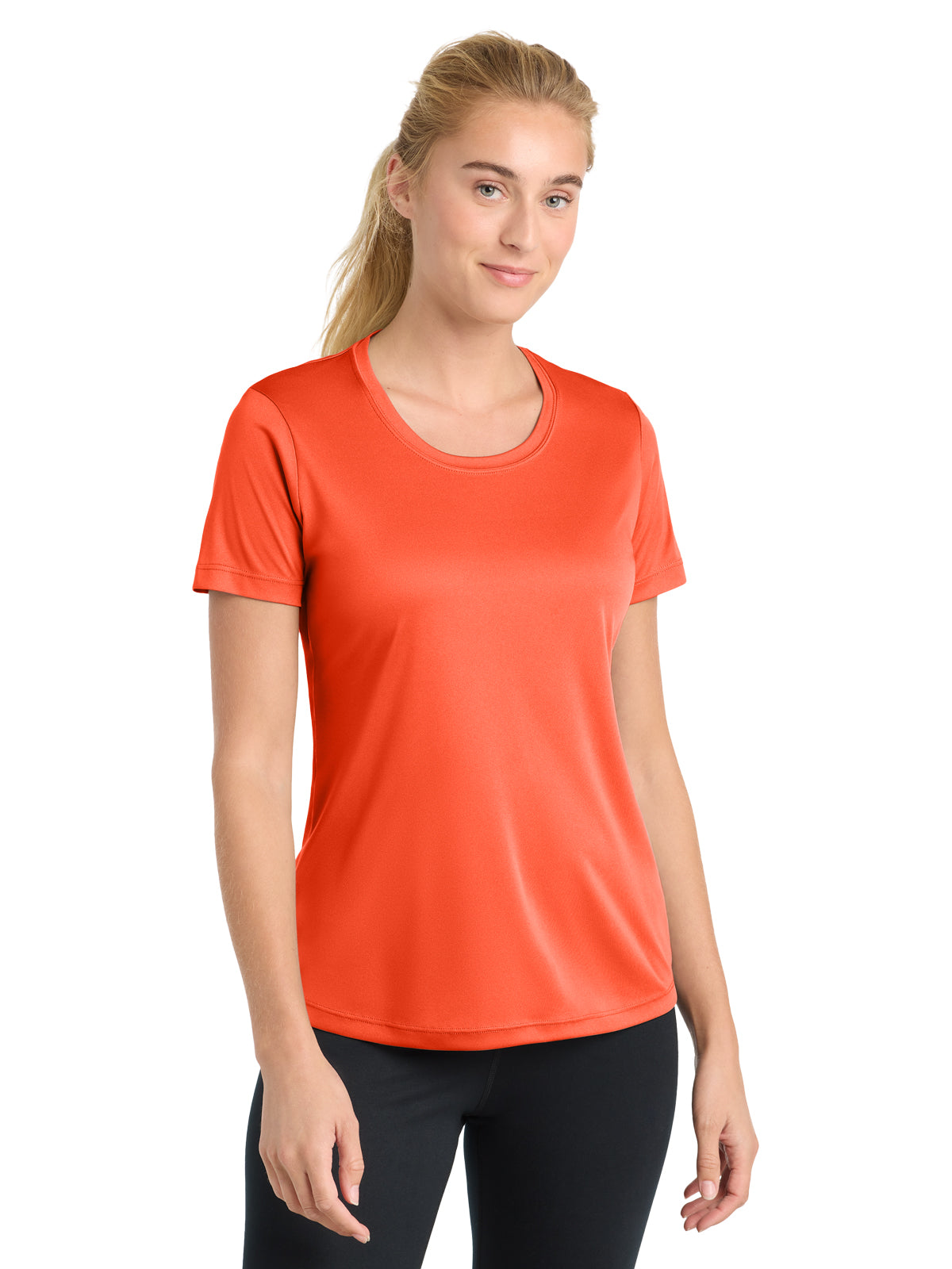 Women's PosiCharge Competitor T-Shirt - LST350 - Neon Orange