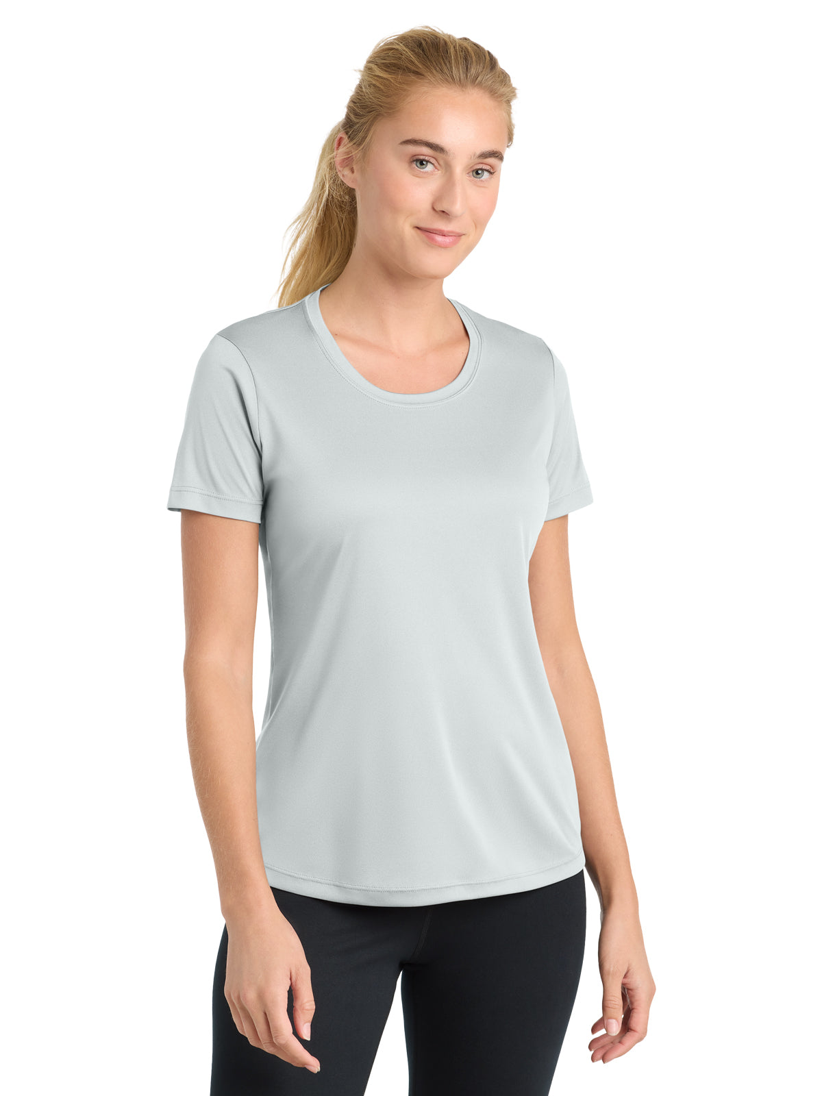 Women's PosiCharge Competitor T-Shirt - LST350 - Silver
