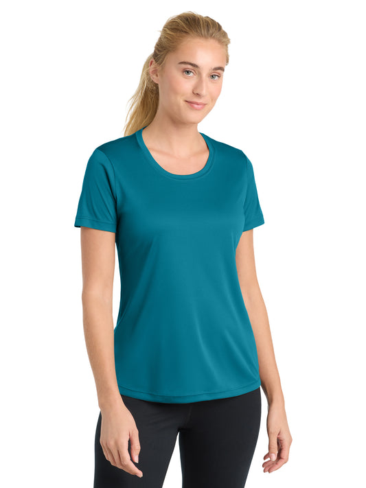 Women's PosiCharge Competitor T-Shirt - LST350 - Tropic Blue