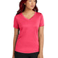 Women's PosiCharge Competitor V-Neck Tee - LST353 - Hot Coral