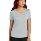 Women's PosiCharge Competitor V-Neck Tee - LST353 - Silver